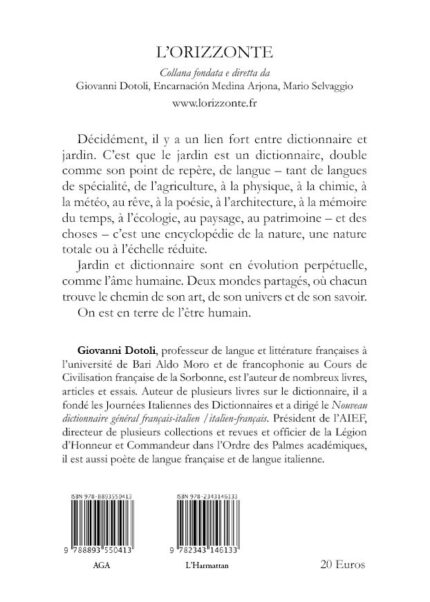 15 - Dictionnaire et jardin