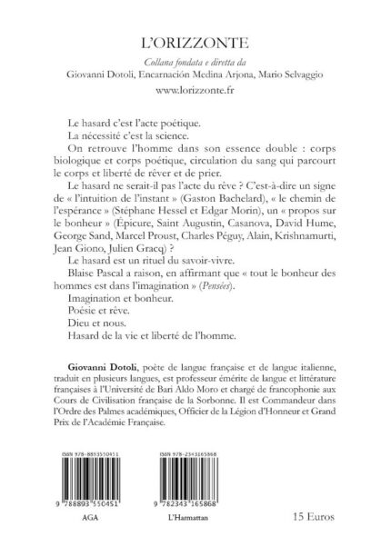 19 - Le hasard la liberté