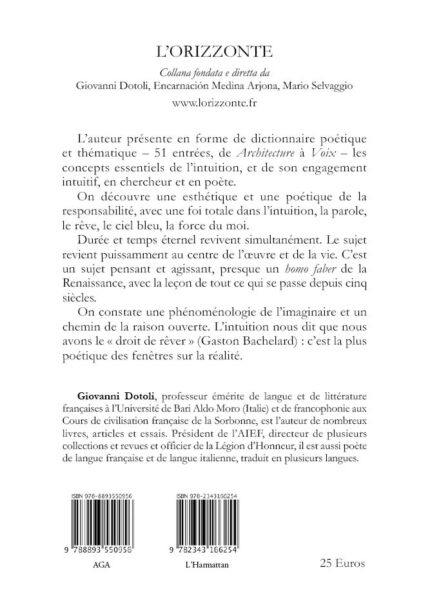 45 - Dictionnaire poétique et thématique de lintuition