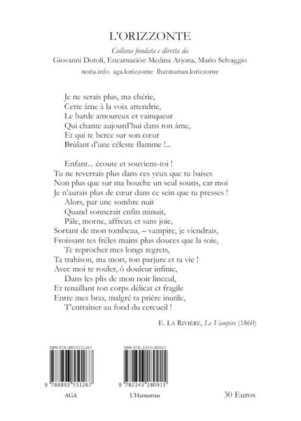 60 - Le vampire dans la poésie française XIX - XX siècles