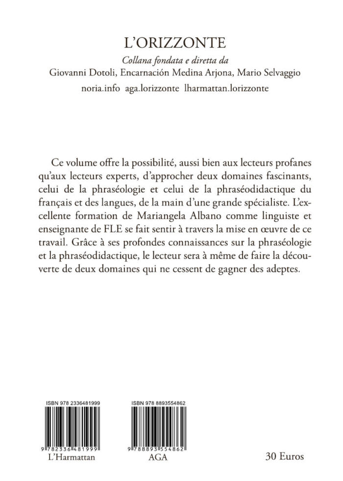 271 - Phraséologie et phraséodidactique du français et des langues
