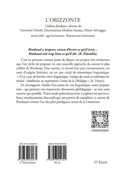 269 - La construction du sens dans le sonnet voyelles dArthur Rimbaud