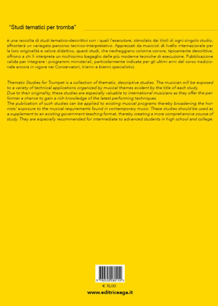 Thematic studies for trumpet