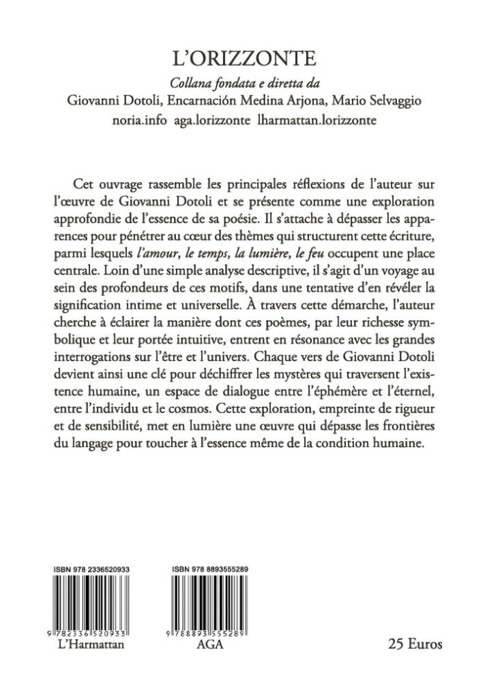 593 300 Lire la poesie de Giovanni Dotoli