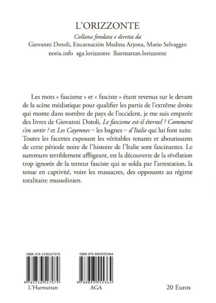 306 - Les recherches de Giovanni Dotoli sur le fascisme