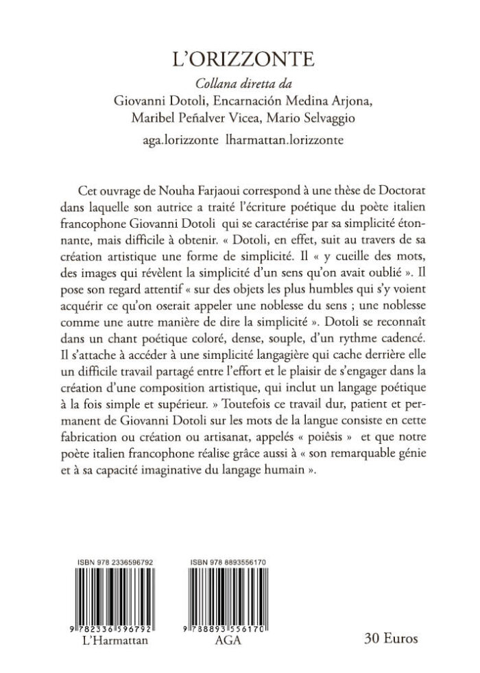 360 - La difficile simplicité dans l’écriture poétique de Giovanni Dotoli - immagine 2